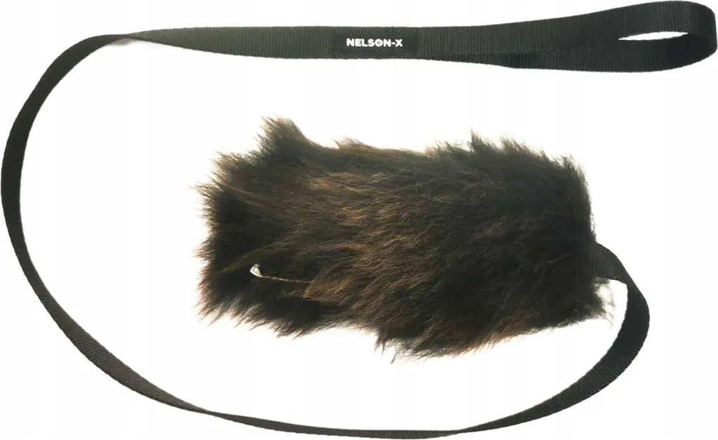 Spazzolino Nelson-X per Cani: Lana di Pecora 30cm e Manico 110cm