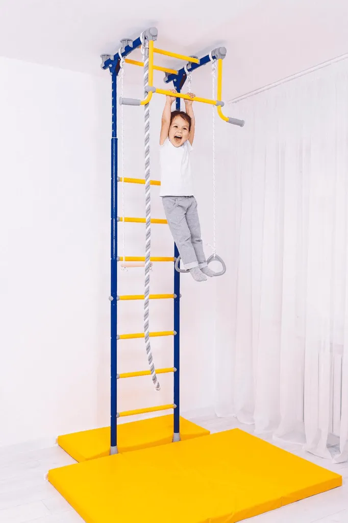 Espalier Comet 2 pour enfant : solution sport intérieur vert clair