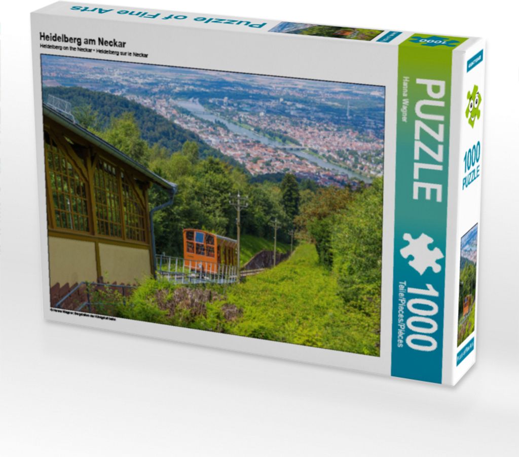 CALVENDO Puzzle Heidelberg am Neckar | 1000 Teile Lege-Größe 64x48cm Foto-Puzzle für glückliche Stunden