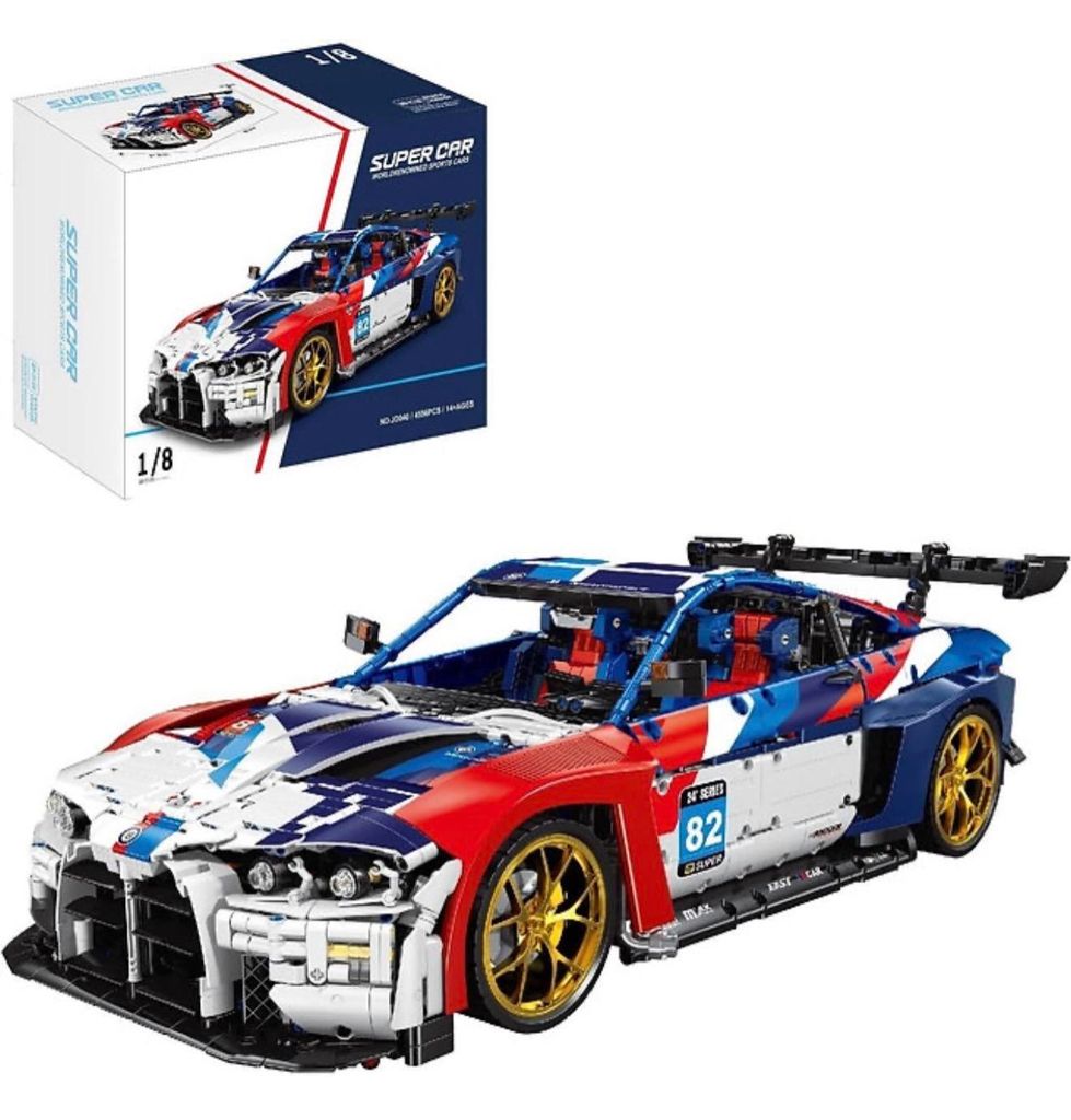 Jie Star JD040 M4 Super Car 4,556 elementów Technologia Zdjęcie produktu 