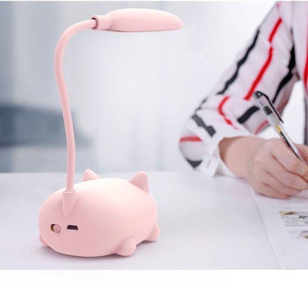 Bureau lamp voor kinderen - Ergonomisch ontwerp - Roze Productafbeelding 