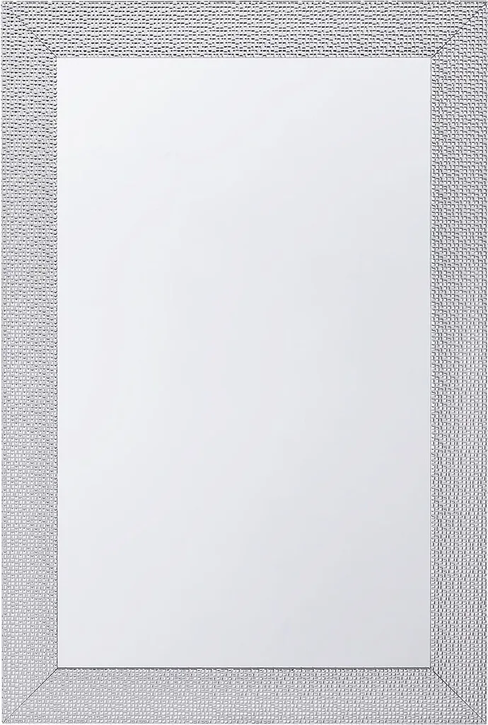 Miroir argenté 61x91 cm : la solution déco pour murs vides et sombres