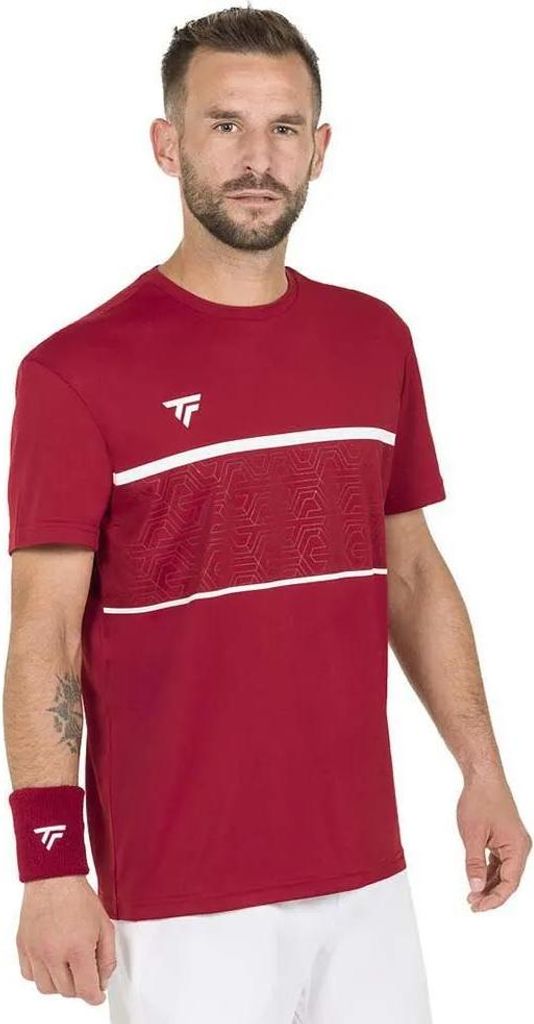 Tecnifibre Team Tech Kurzarm-t-shirt Rot S Herren Rot S
