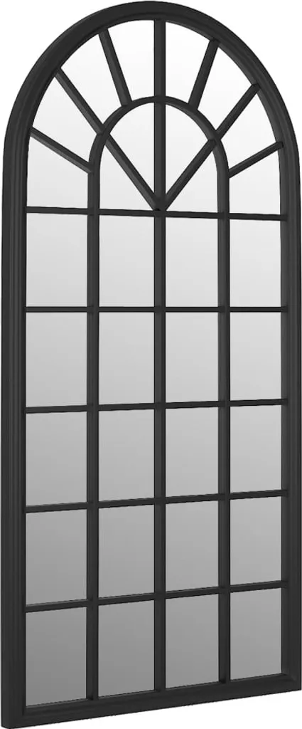 Specchio 90x45 Cornice Ferro Nero per Interni - Qualità Garantita - 3