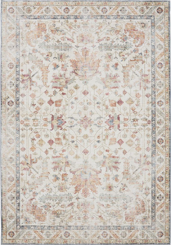 Interiyou Waschbarer Teppich Gent Multicolor/Beige 120x170 cm