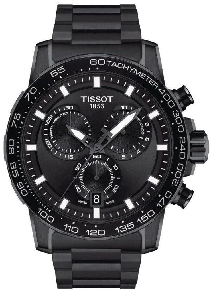 Tissot Supersport Chrono 45.5mm Black Dial 100m Quartz Produktbild 