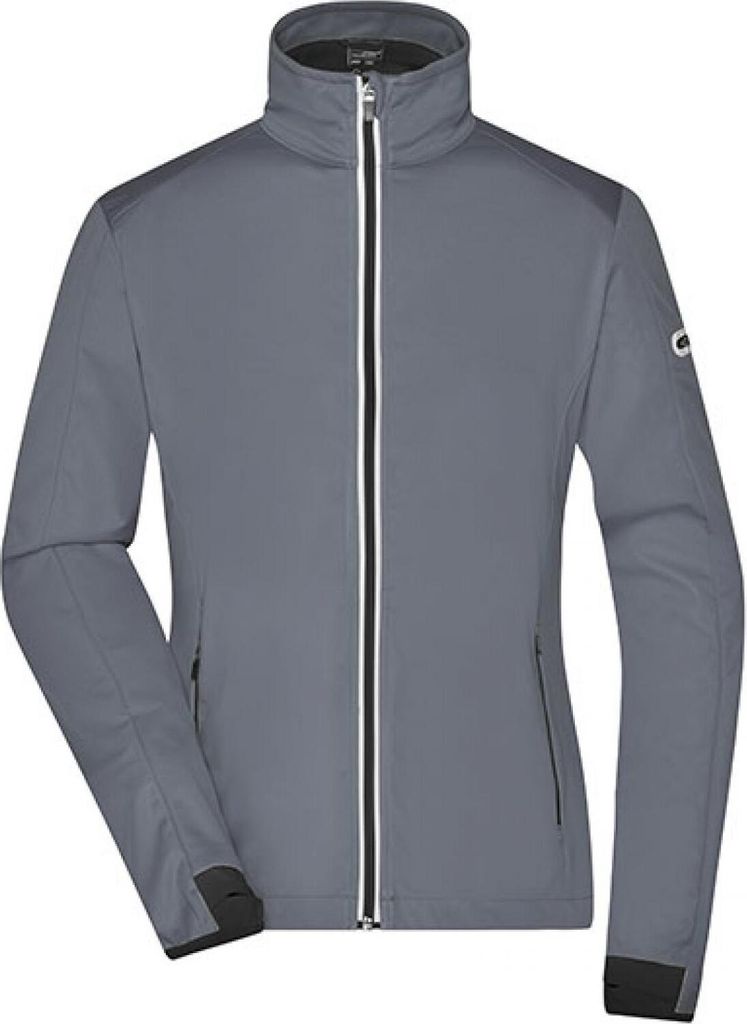 Ladies' Sports Softshell Jacket titan/black, Gr. XXL
