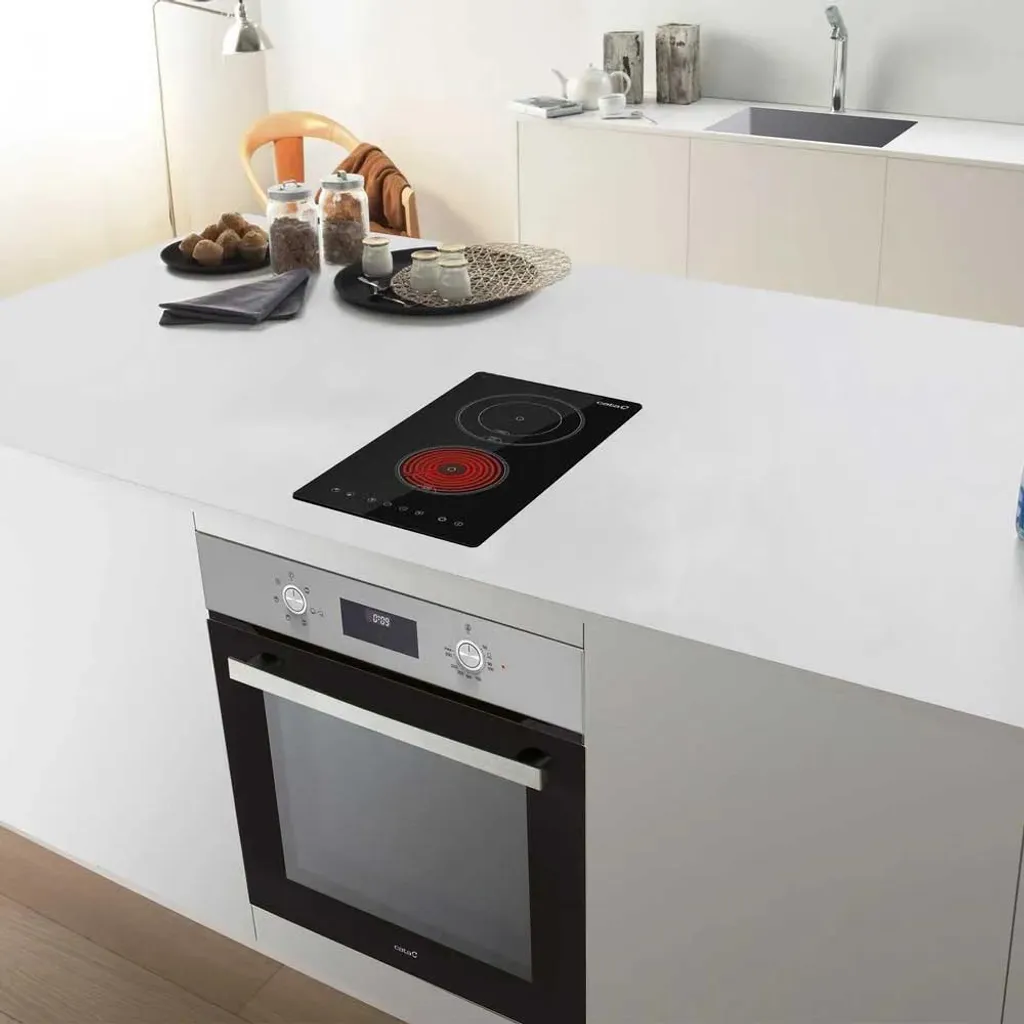 Cata TD3002BK Plaque Induction 2 Foyers avec Commandes Tactiles Noire