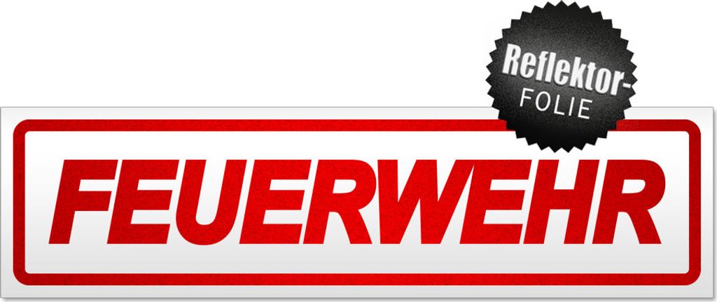 Feuerwehr 3 Magnetschild Schild magnetisch