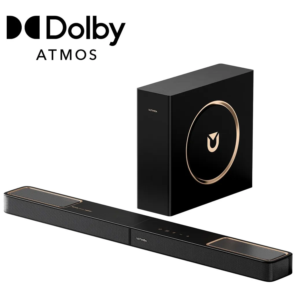 Barre de son Dolby Atmos ULTIMEA 3.1.2 avec caisson de basse 300W