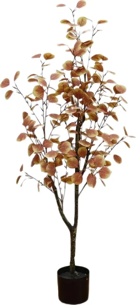 Eucalyptus artificiel 120cm : finies les plantes mortes, déco durable