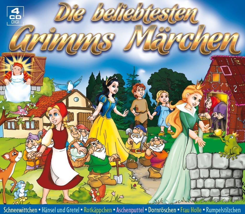 Die Beliebtesten Grimms Märchen, 4er CD-Set Produktbild 