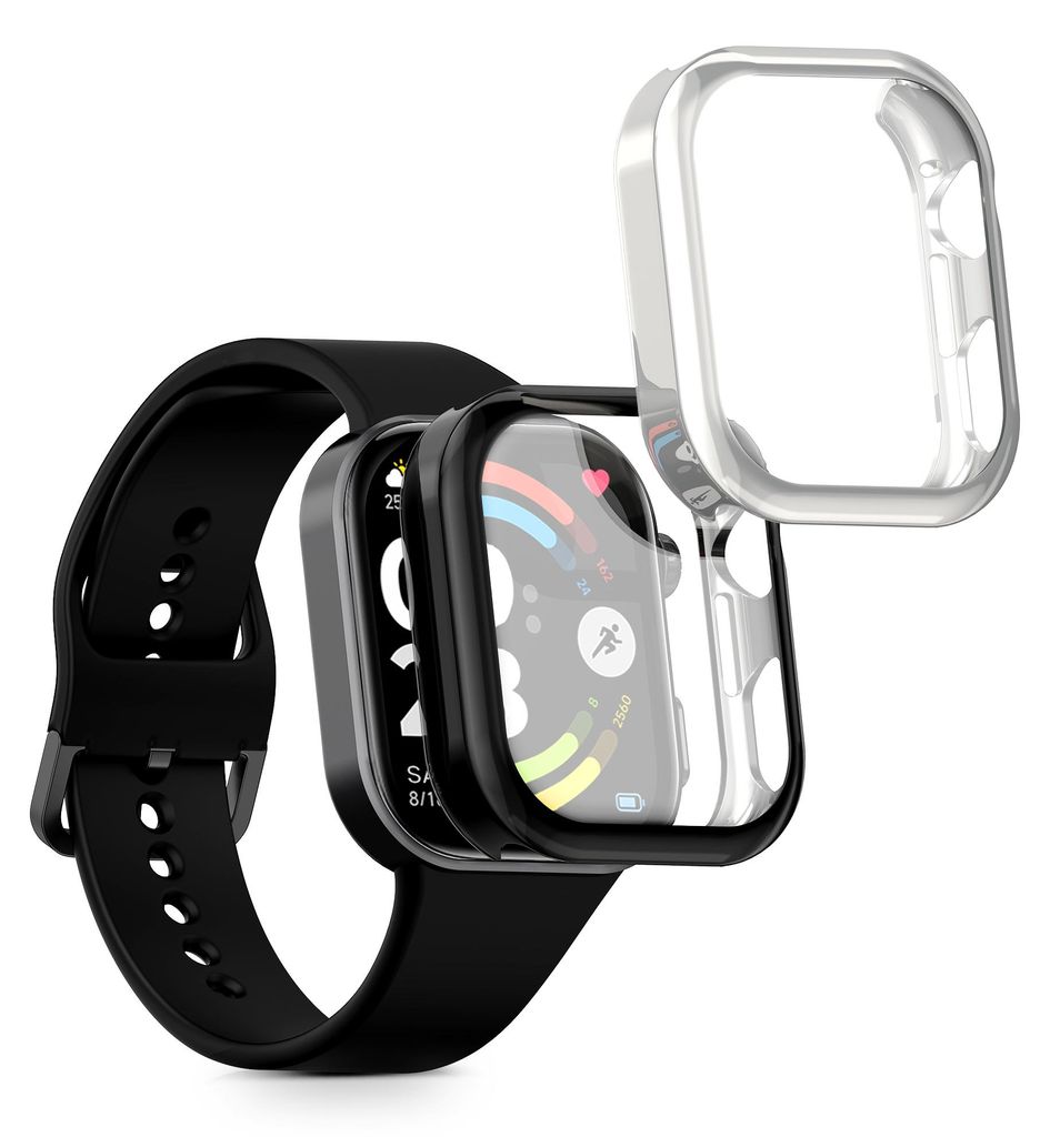 kwmobile 2x Silikon Hülle für Xiaomi Redmi Watch 6 Produktbild 