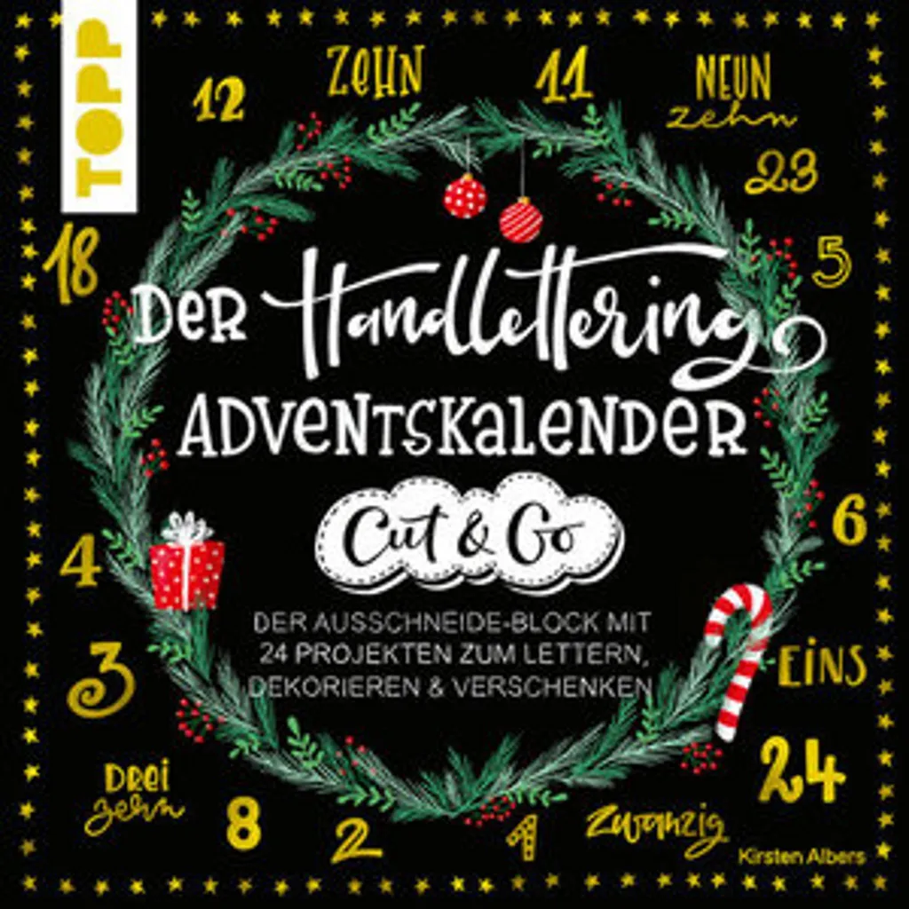 Calendrier de l'Avent Créatif pour Calligraphie et Lettrage Manuel