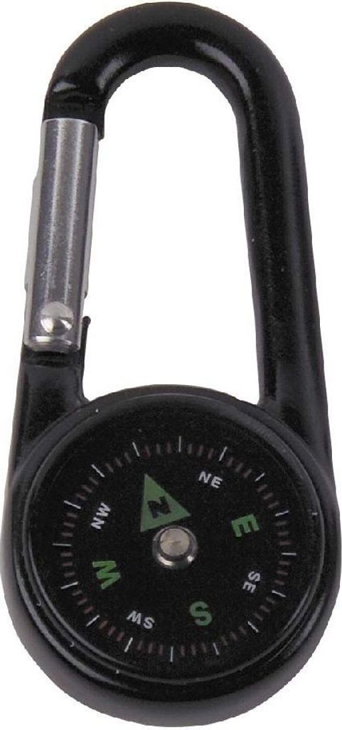 Kompass mit Karabinerhaken