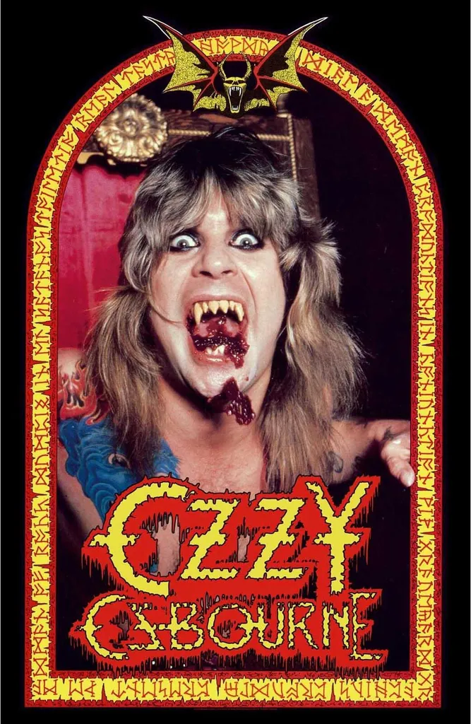 Déco murale rock Ozzy Osbourne Speak Of The Devil pour studio et salon
