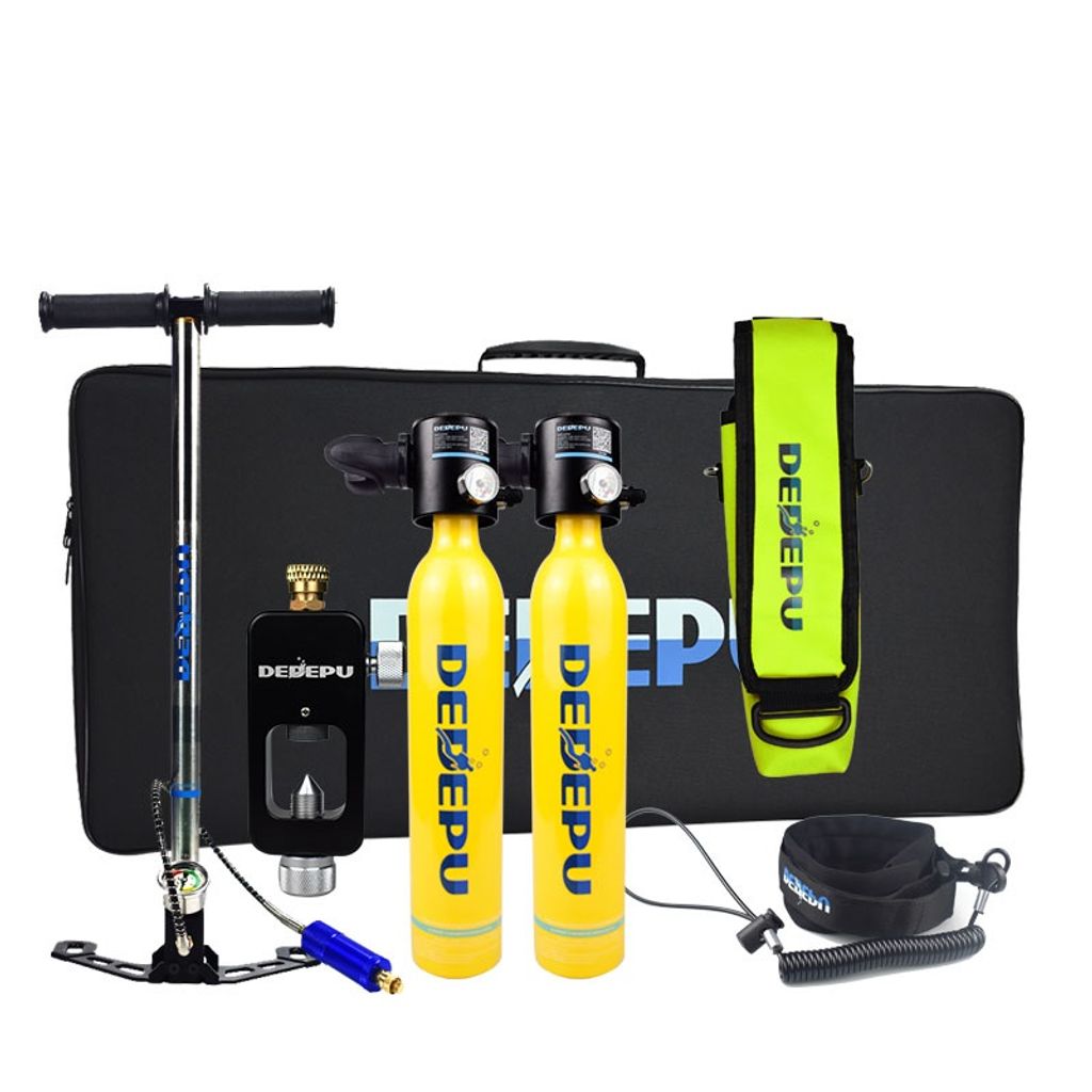 SMACO 0.5L Diving Oxygen Tank Scuba Sauerstoffflasche Unterwasseratemgerät Kit 