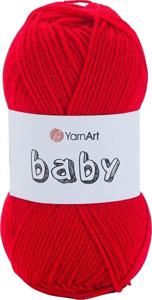 Yarn Art Baby 156 Red Przędza dziewiarska Zdjęcie produktu 