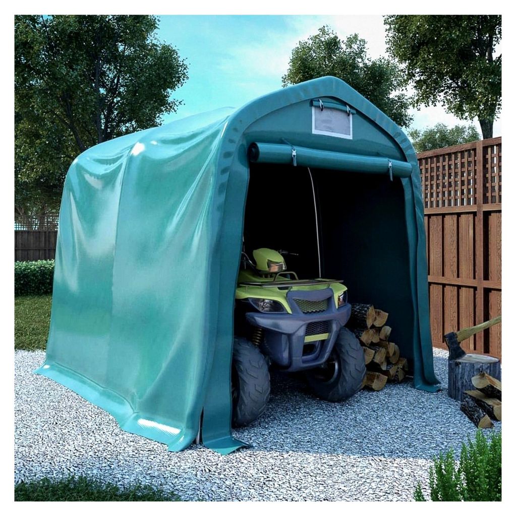 Garagenzelt PVC 1,6x2,4 m Grün Faltpavillon Wasserdicht