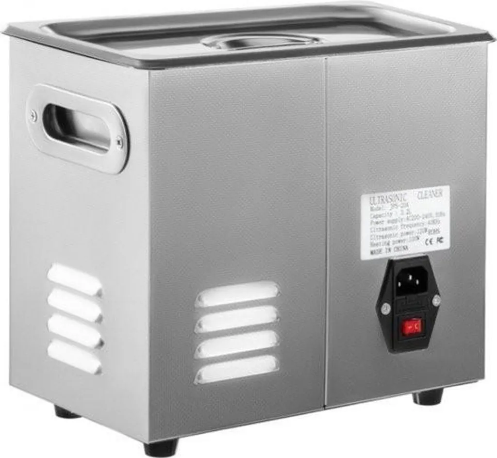 Bac à ultrasons professionnel 3L inox - Nettoyeur numérique de précision