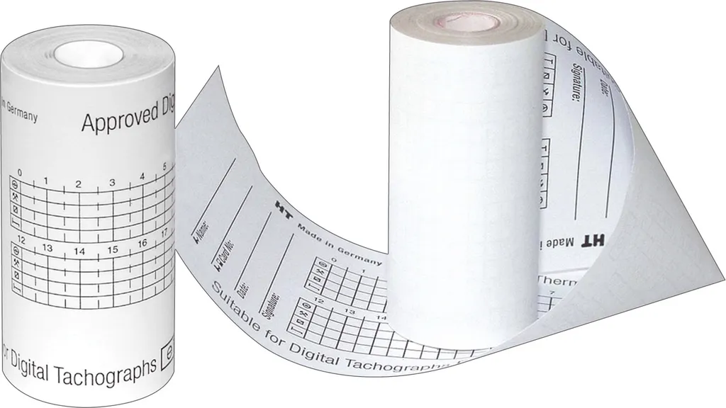 RNK Verlag 3104 Rouleau Papier Thermique HAUG Tachygraphe 8m x 57mm x3