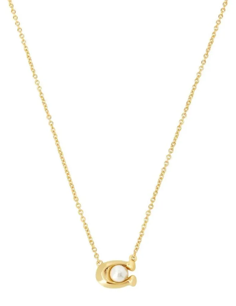 Collier ras de cou plaqué or et sa perle blanche nacrée pour femme chic