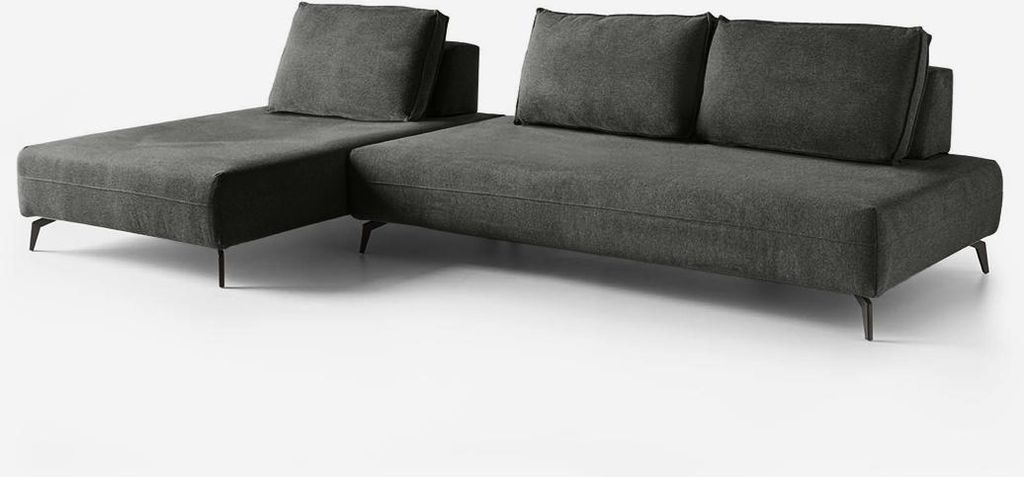 Modulares 3-Sitzer Sofa, individualisierbar, Italy, Campiglio C - Dunkel Grau