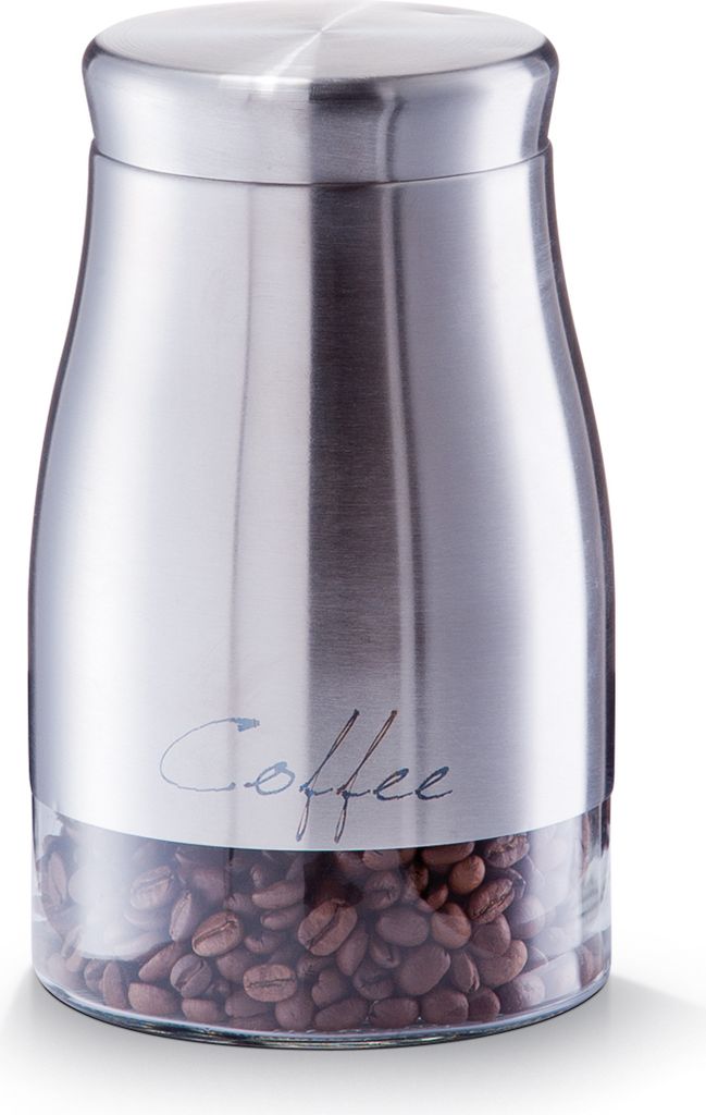 Zeller Vorratsglas "Coffee", 1300ml, Edelstahl Ø11,5x19 Produktbild 