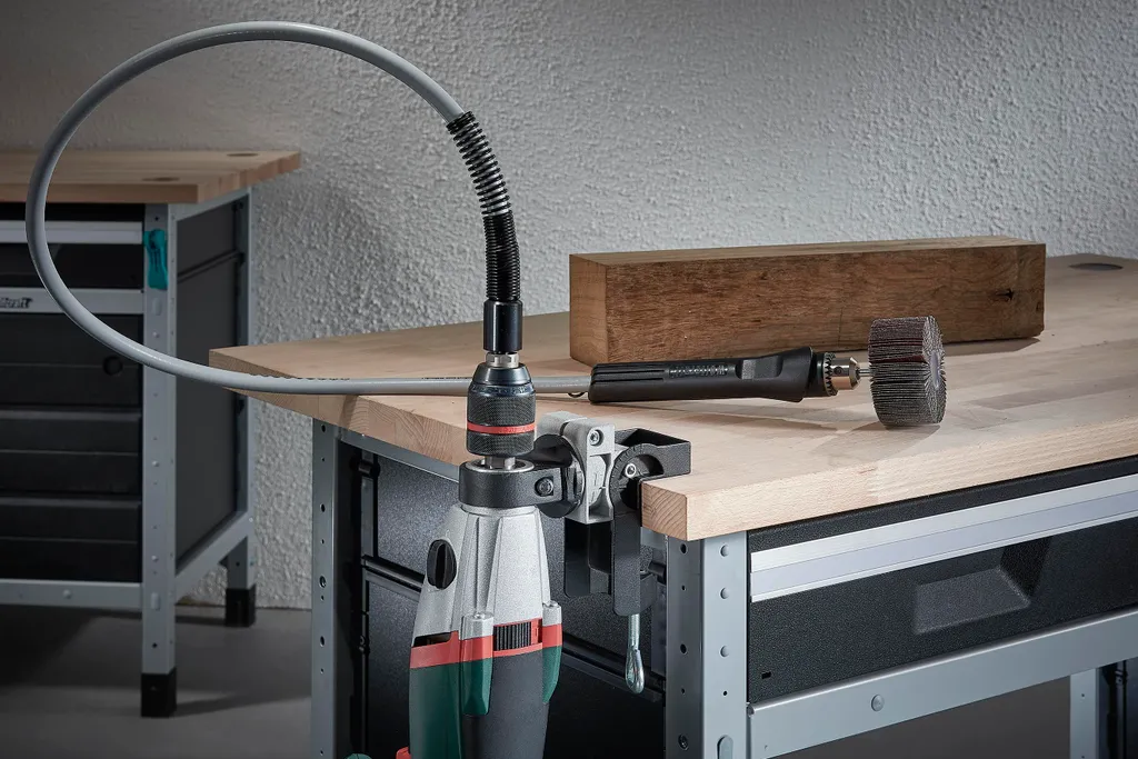 Flexible de Perçage Wolfcraft 1300mm avec Mandrin de 8mm Robuste - 8