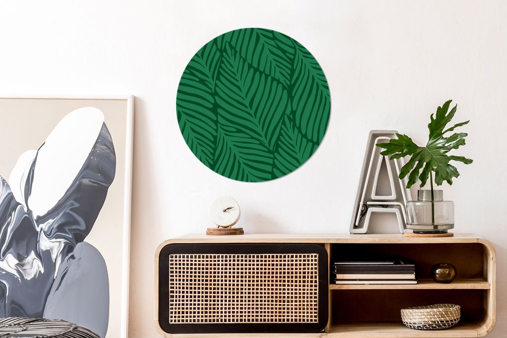 MuchoWow - Wand Kreis - Das Schlafzimmer - Die Bilder - Wandmalerei - Kunst für das Haus - das Plastik