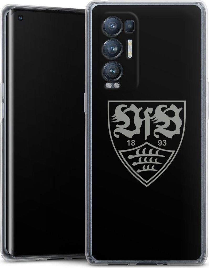 DeinDesign Handyhülle für Oppo Find X3 Neo Silikon Hülle Case Smartphone Schutzhülle Logo Offizielles Lizenzprodukt VfB Stuttgart