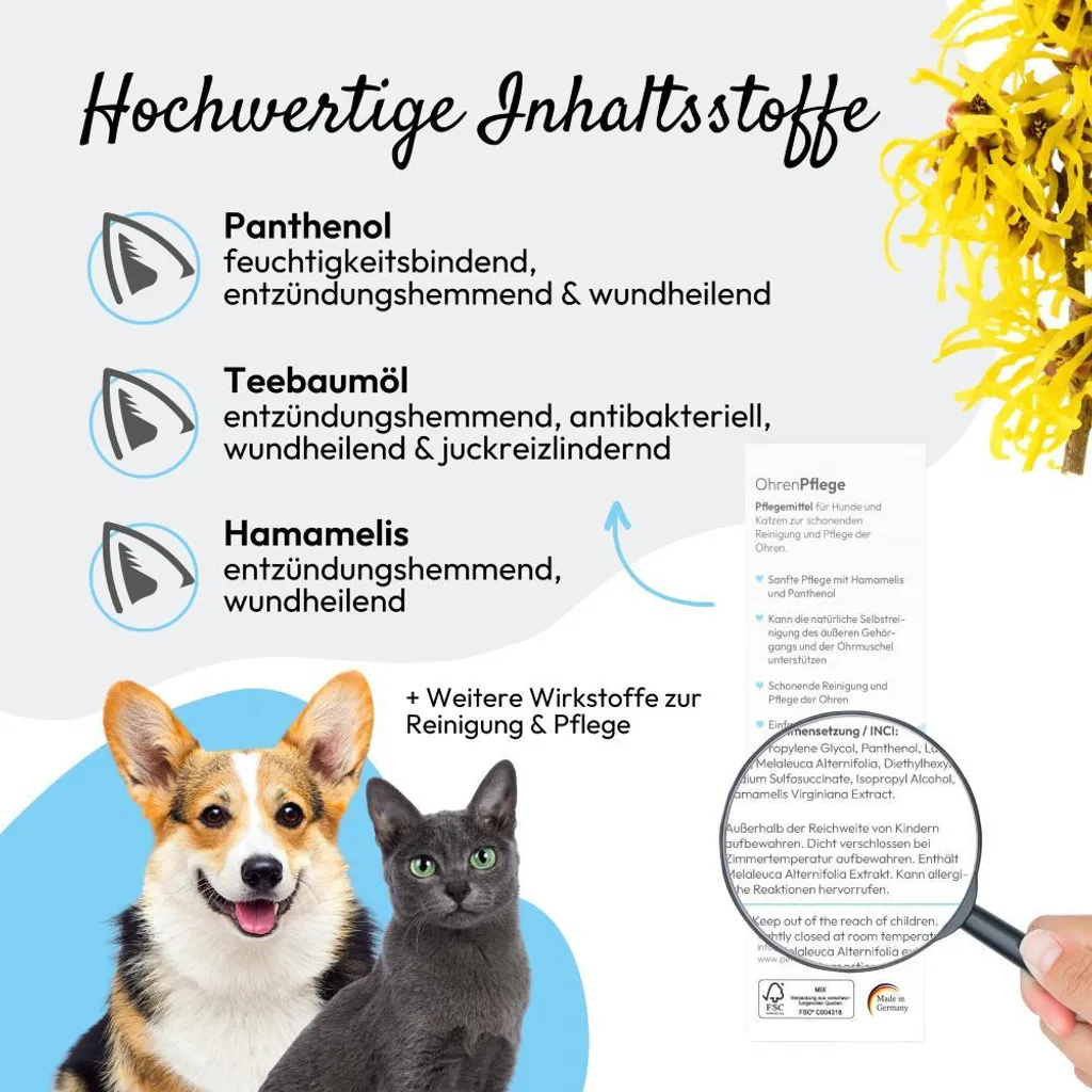 PHA Gocce Auricolari 100ml | Soluzione Detergente per Cani e Gatti - 5