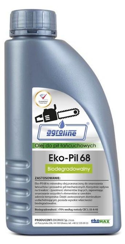 Kettenöl und Sägeketten- und Sägeblattreiniger Ekopil68 1L Produktbild 