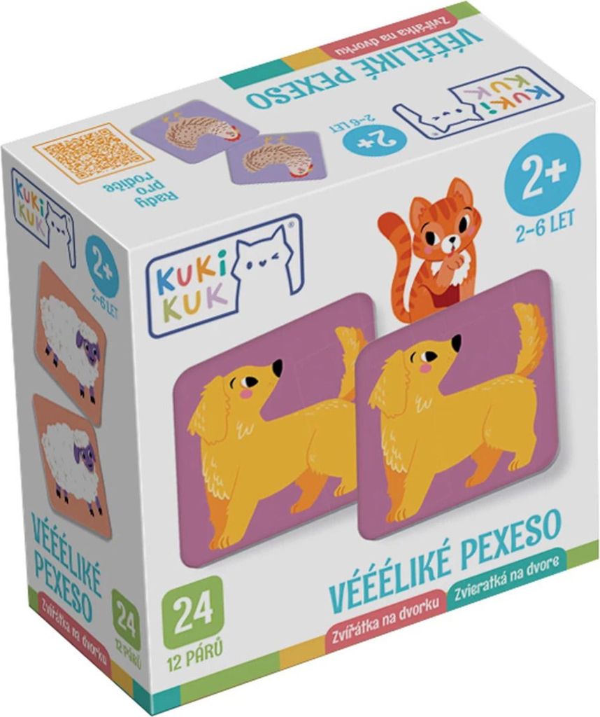 KukiKuk Véééliké pexeso Tiere auf dem Hof