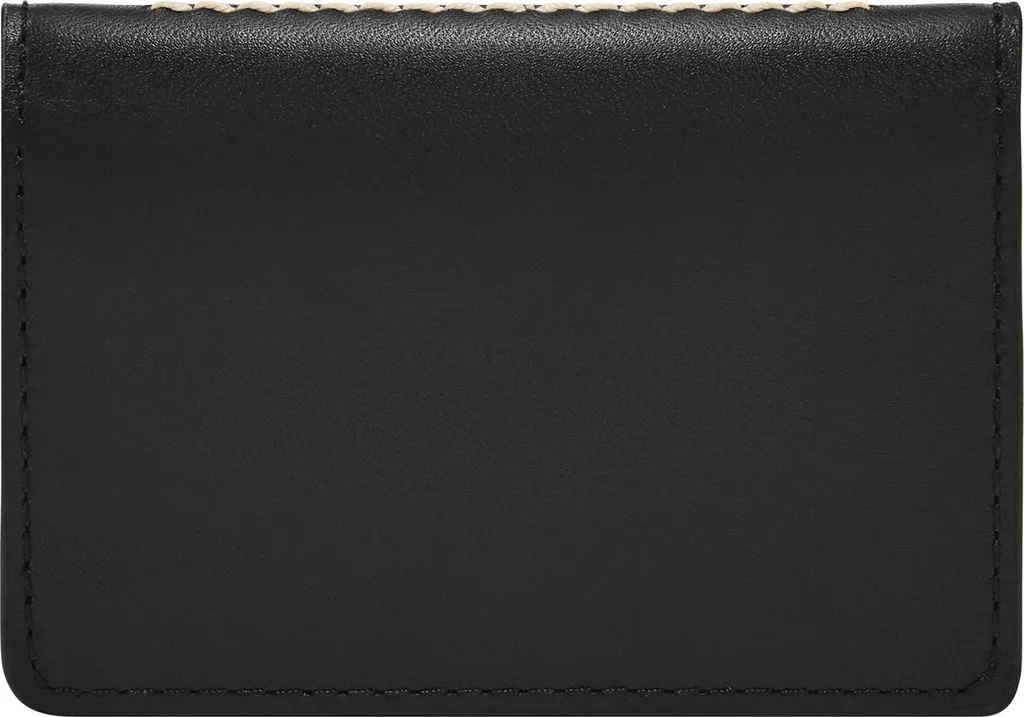 FOSSIL Westover Snap Bifold Black - Étui Carte et Porte-monnaie Noir