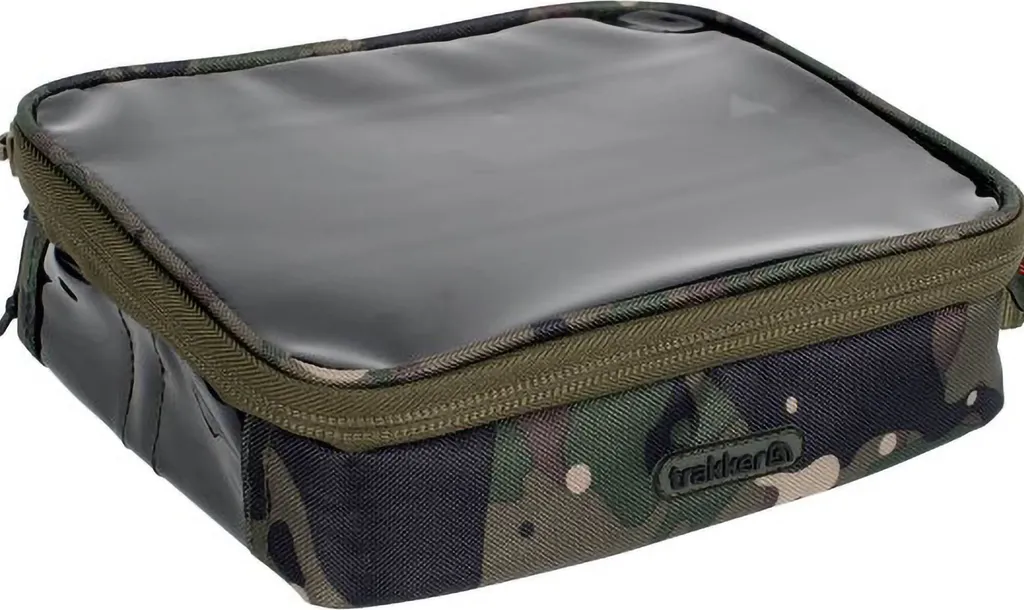 Trousse de Rangement Pêche Trakker NXC Camo Bitz Pouch Taille L