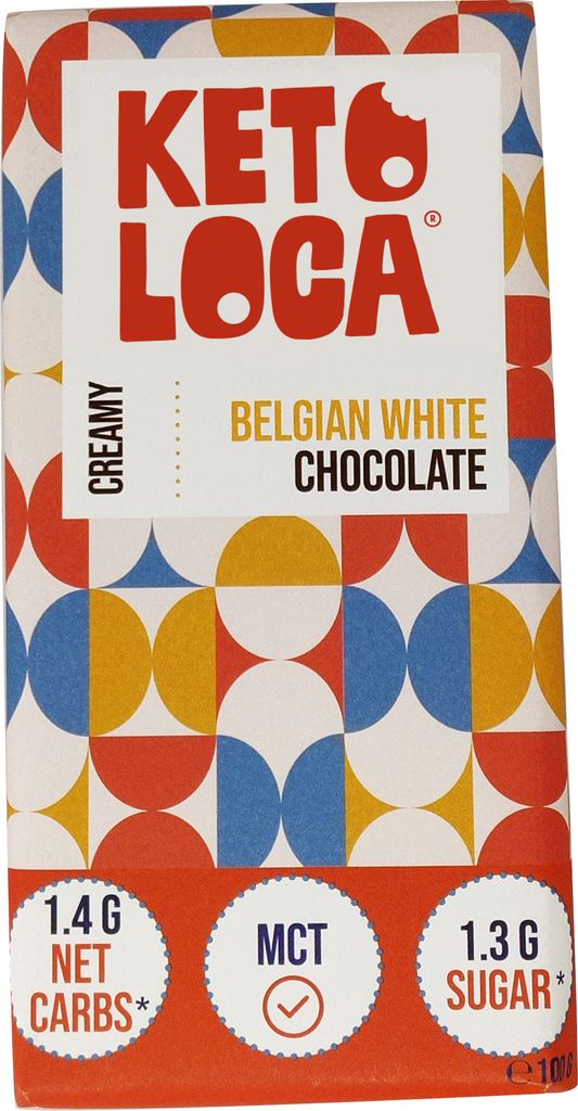 KETO-LOCA Weiße Belgische Schokolade 100 g