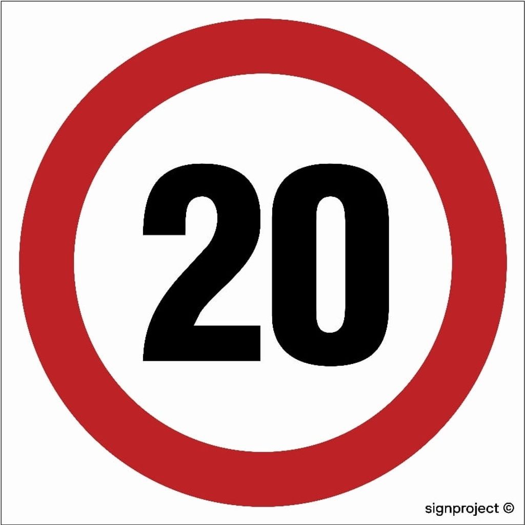 SA026 Geschwindigkeitsbegrenzung 20