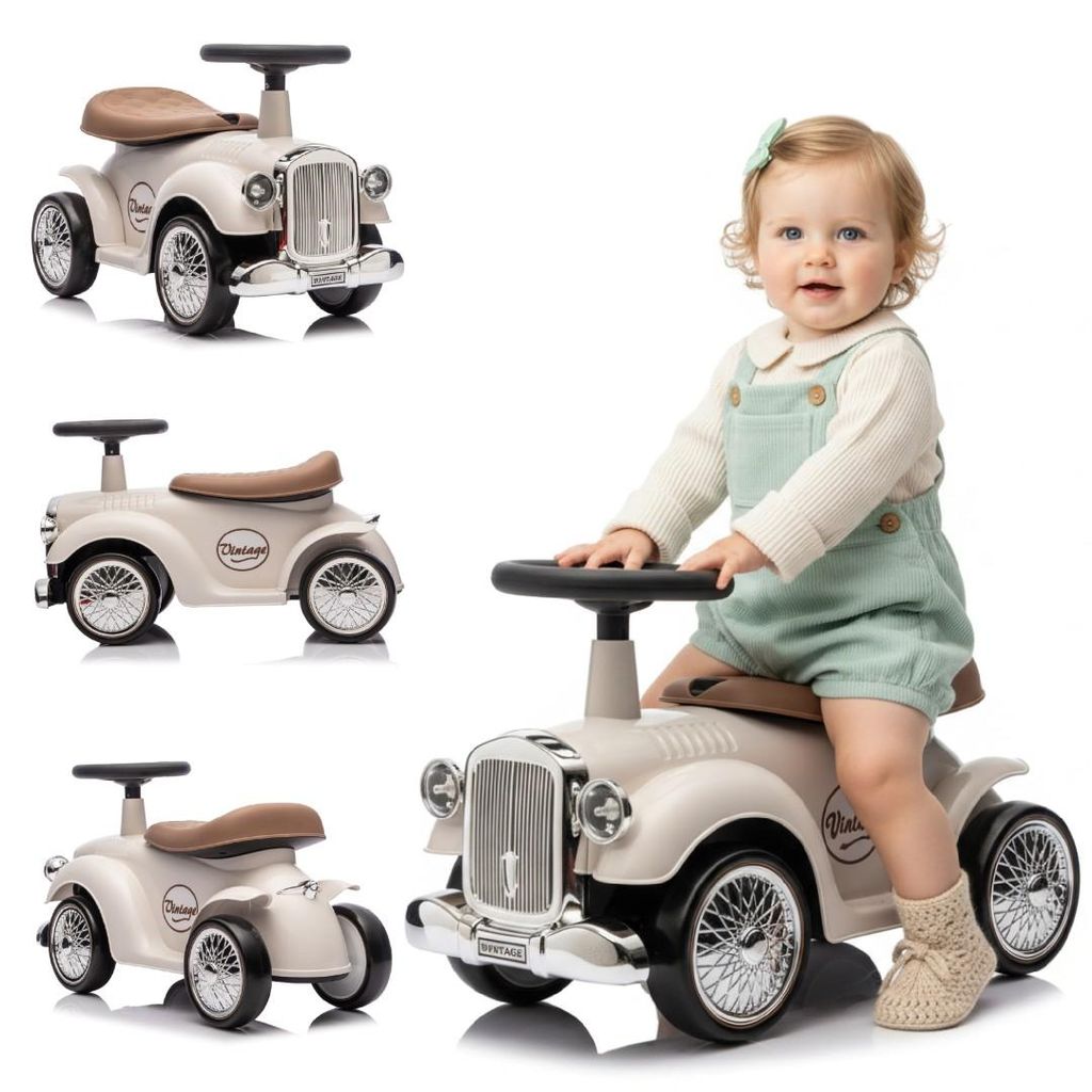 Kinderfahrzeug Rutscherauto Lauflernhilfe Kinderauto Retro Produktbild 