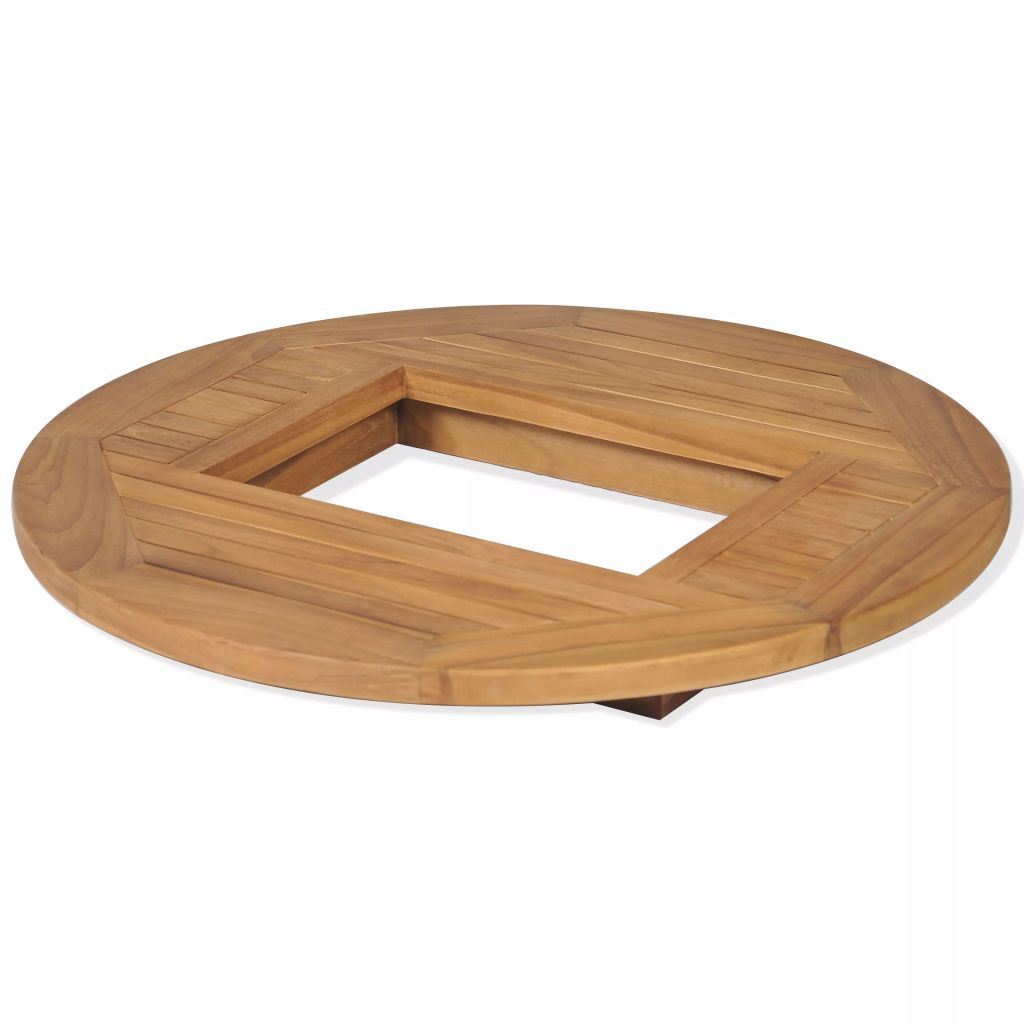 vidaXL Bierkastentisch Teak 70 cm Produktbild 