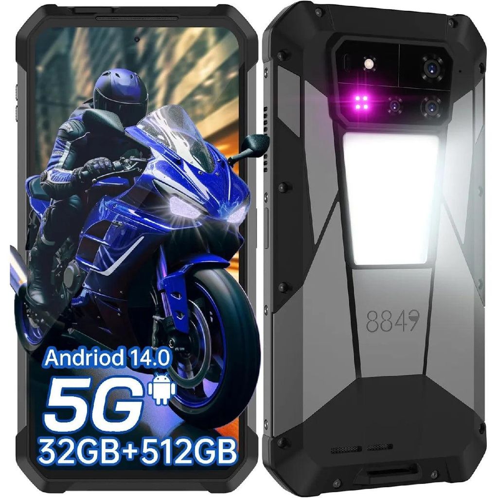Smartphone 8849 TANK 4 PRO EU – Android-Handy, 512 GB, 16 Produktbild 