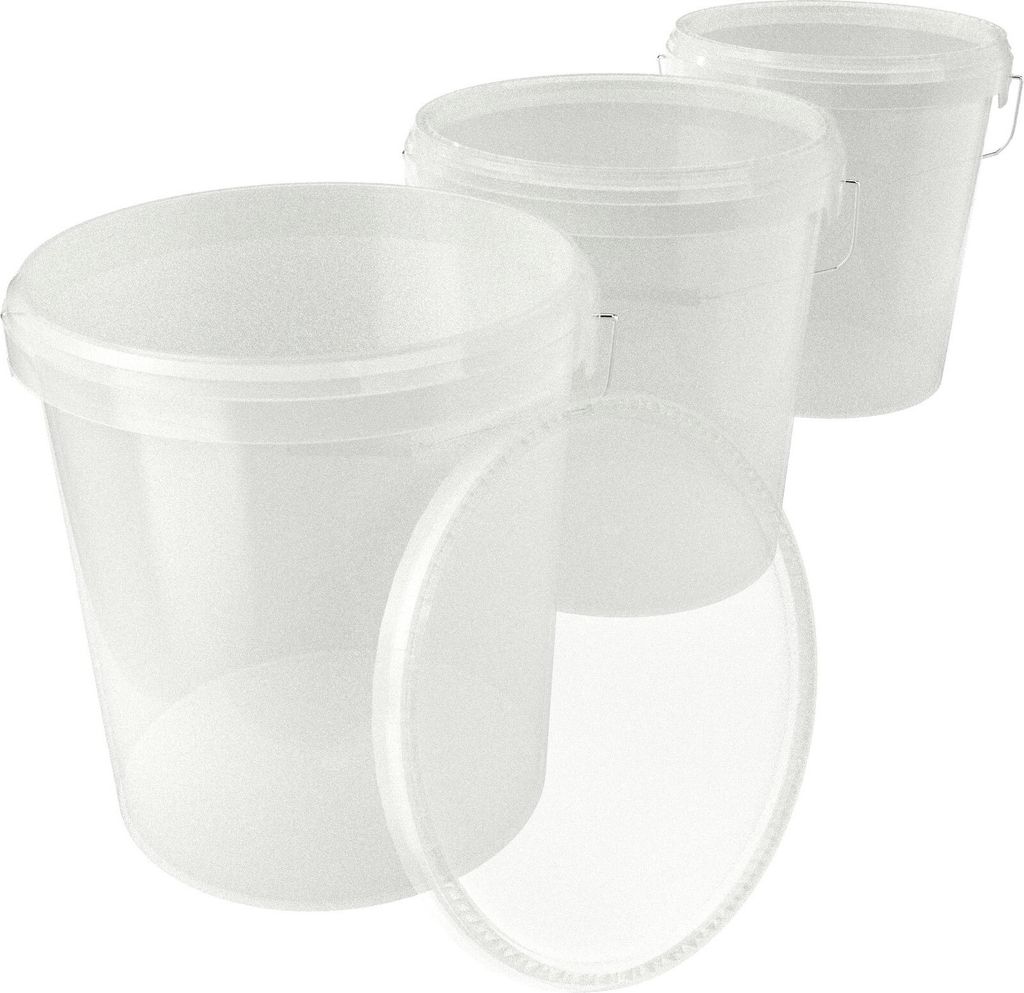 Eimer mit Deckel 16 L | Vorratseimer | Lebensmittelecht Produktbild 