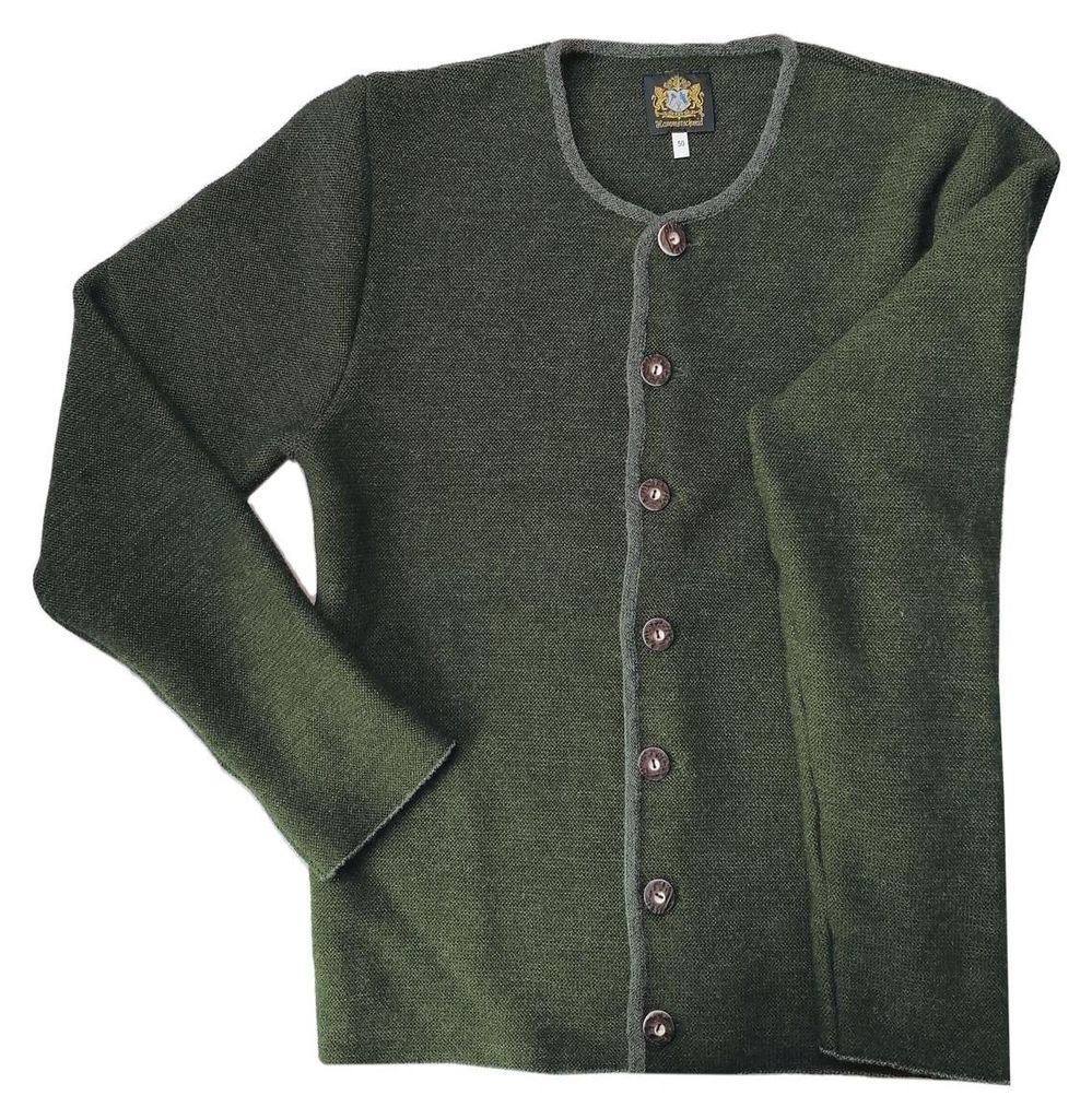 Hammerschmidt Trachten-Strickjacke "Simon" in grün