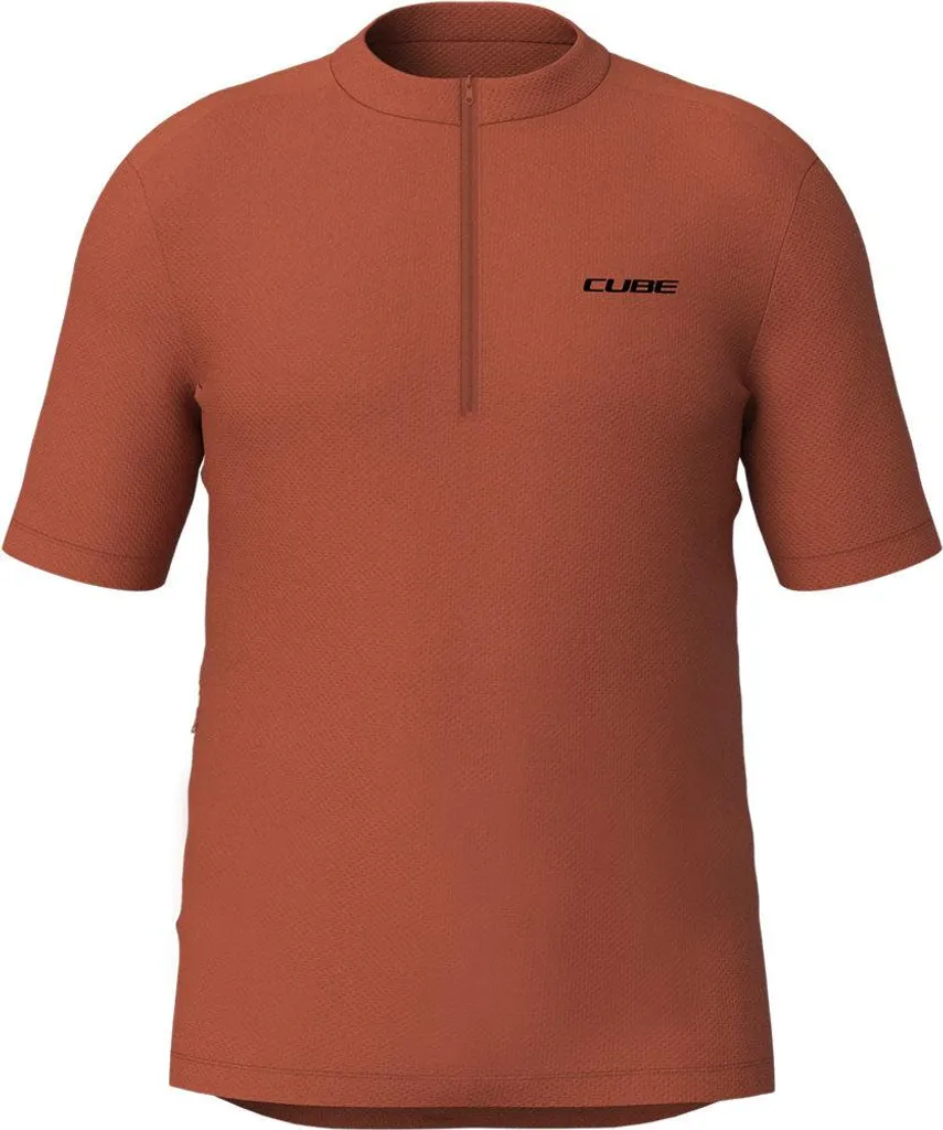Maillot de VTT Cube CMPT à Demi-Zip idéal pour les Sorties en Montagne