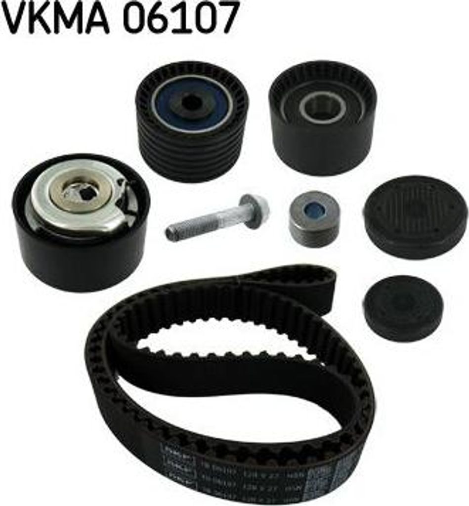 SKF VKMA06107 Zahnriemensatz OE 7700107150 kompatibel mit Clio, Espace, Laguna, Megane, Scenic
