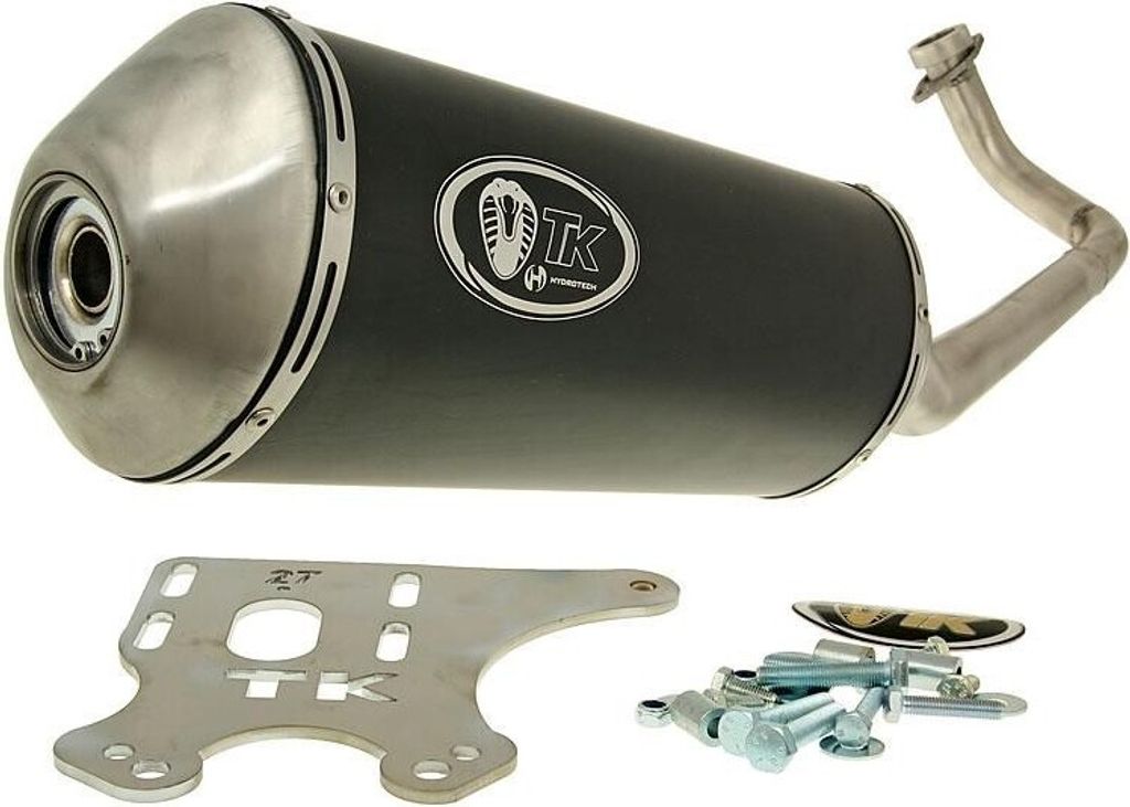 Auspuff TurboKit GMax 4T mit Zulassung für Yamaha Majesty 125, 150