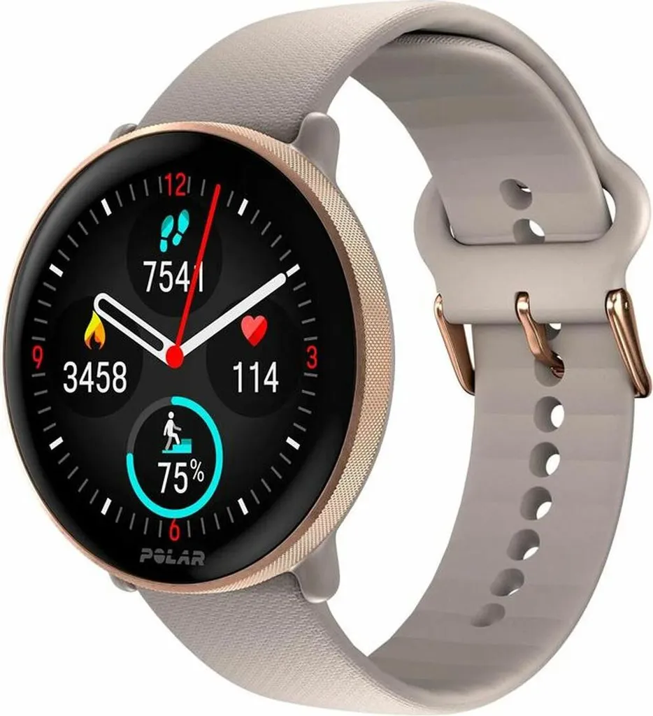 Montre Connectée Polar Ignite 3 Argent pour Fitness, Running et Yoga 1.28