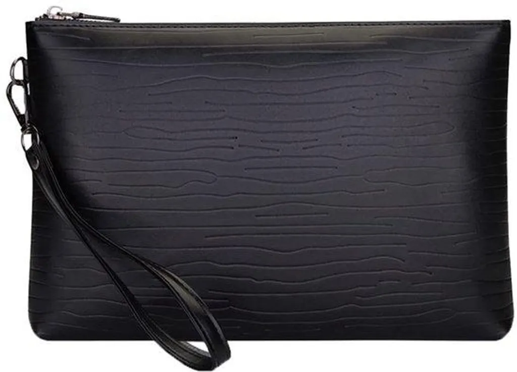 Pochette en cuir pour homme et sacoche bandoulière format tablette