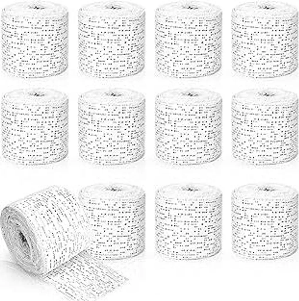 KXVXXV Kit 12 Bende Gessate 5cm x 270cm - Ideale per Calchi 3D e Arte