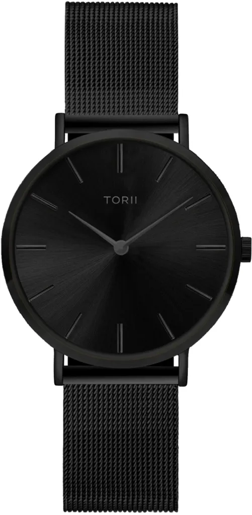 Montre femme TORII V34VS.BB noire au design classique et sobre 34mm